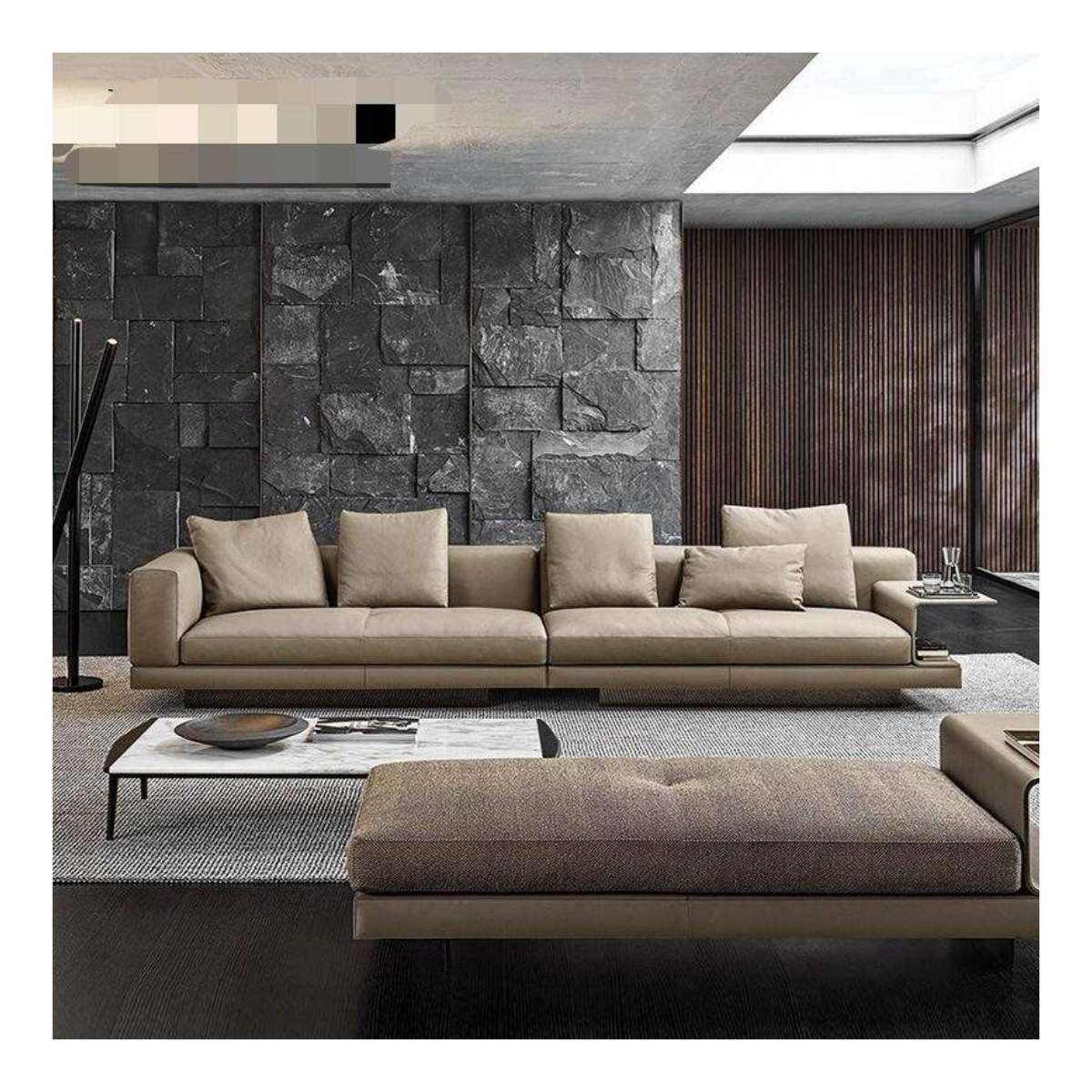 Terracotta Slab Sofa